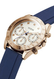 Guess Eclipse White Dial Blue Rubber Strap Watch for Women - GW0315L2 Authentic Buy Shop Now