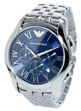 Emporio Armani Classic Navy Blue Dial Stainless Steel Watch For Men - AR1787 Authentic Buy Shop Now