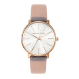Michael Kors Pyper Quartz White Dial Pink Leather Strap Watch For Women - MK2741 Authentic Buy Shop Now