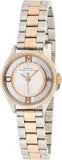 Marc Jacobs Tether Transparent White Dial Two Tone Steel Strap Watch for Women - MBM3418 Authentic Buy Shop Now