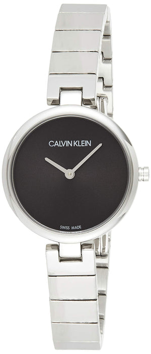 Calvin Klein Authentic Black Dial Silver Steel Strap Watch for Women - K8G23141 Authentic Buy Shop Now