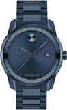 Movado Bold Verso Blue Dial Blue Steel Strap Watch for Men - 3600862 Authentic Buy Shop Now