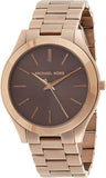 Michael Kors Runway Quartz Brown Dial Brown Steel Strap Watch For Women - MK3418 Authentic Buy Shop Now