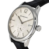 Burberry Classic Round Cream Dial Black Leather Strap Watch for Men - BU10008 Authentic Buy Shop Now