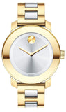 Movado Bold Silver Dial Two Tone Steel Strap Watch for Women - 3600129 Authentic Buy Shop Now