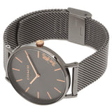 Coach Perry Grey Dial Grey Mesh Bracelet Watch for Women - 14503127 Authentic Buy Shop Now