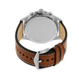 Fossil Forrester Chronograph Blue Dial Brown Leather Strap Watch for Men - S5607 Authentic Buy Shop Now