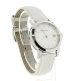 Burberry The City White Dial White Leather Strap Watch for Women - BU9128 Authentic Buy Shop Now