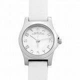 Marc Jacobs Henry Dinky White Dial White Leather Strap Watch for Women - MBM1234 Authentic Buy Shop Now