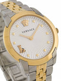 Versace Audrey Quartz White Dial Two Tone Steel Strap Watch for Women - VELR00519 Authentic Buy Shop Now