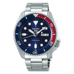 Seiko 5 Sports Automatic Blue Dial Silver Steel Strap Watch For Men - SRPD53K1 Authentic Buy Shop Now