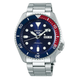 Seiko 5 Sports Automatic Blue Dial Silver Steel Strap Watch For Men - SRPD53K1 Authentic Buy Shop Now