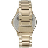 Armani Exchange Hampton Chronograph Black Dial Gold Steel Strap Watch For Men - AX2122 Authentic Buy Shop Now