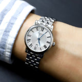 Tissot Carson Premium Lady Silver Dial Silver Steel Strap Watch For Women - T122.210.11.033.00 Authentic Buy Shop Now