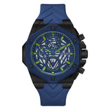 Guess Formula Multifunction Blue Dial Blue Silicone Strap Watch For Men - GW0579G3 Authentic Buy Shop Now