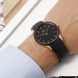 Daniel Wellington Iconic Motion Black Dial Rubber Strap Watch For Women - DW00100426 Authentic Buy Shop Now