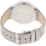 Guess Sparkle Butterfly White Dial Silver Leather Strap Watch For Women - GW0008L1 Authentic Buy Shop Now