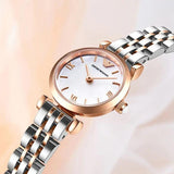 Emporio Armani Mother of Pearl Dial Two Tone Steel Strap Watch For Women - AR1689 Authentic Buy Shop Now