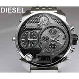 Diesel Mr Daddy 1.0 Black Dial Stainless Steel Stainless Watch For Men - DZ7221 Authentic Buy Shop Now