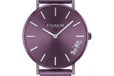 Coach Perry Purple Dial Purple Mesh Bracelet Watch for Women - 14503484 Authentic Buy Shop Now
