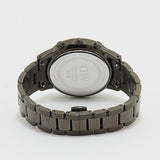 Daniel Wellington Iconic Link Chronograph Grey Dial Grey Steel Strap Watch for Men - DW00100643 Authentic Buy Shop Now
