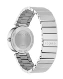 Gucci G Interlocking Silver Dial Silver Steel Strap Watch For Women - YA133503 Authentic Buy Shop Now