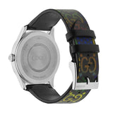 Gucci G Timeless Quartz Black Dial Black Leather Strap Watch For Women - YA1264146 Authentic Buy Shop Now