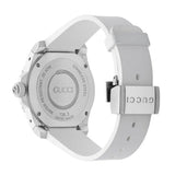 Gucci Dive Quartz White Dial White Rubber Strap Watch For Men - YA136330 Authentic Buy Shop Now