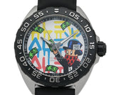 Tag Heuer Formula 1 Alec Monopoly Special Edition Black Rubber Strap Watch for Men - WAZ1119.FT8023 Authentic Buy Shop Now