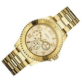 Guess BFF Multifunction Gold Dial Gold Steel Strap Watch for Men - W0231L2 Authentic Buy Shop Now