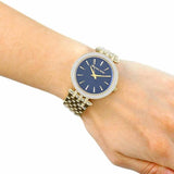 Michael Kors Darci Blue Dial Gold Steel Strap Watch for Women - MK3406 Authentic Buy Shop Now