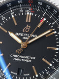 Breitling Navitimer Automatic 41mm Black Dial Silver Steel Strap Watch for Men - A17326241B1A1 Authentic Buy Shop Now