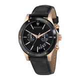 Maserati Circuito Black Dial Black Leather Strap Watch For Men - R8871627001 Authentic Buy Shop Now