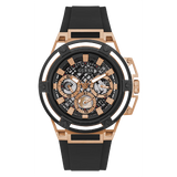 Guess Matrix Multifunction Black Dial Black Rubber Strap Watch For Men - GW0423G5 Authentic Buy Shop Now