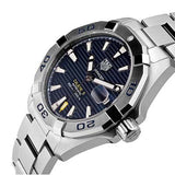 Tag Heuer Aquaracer Automatic Blue Dial Silver Steel Strap Watch for Men - WBD2112.BA0928 Authentic Buy Shop Now