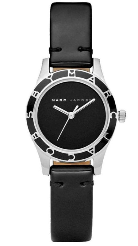 Marc Jacobs Blade Black Dial Black Leather Strap Watch for Women - MBM1082 Authentic Buy Shop Now
