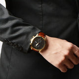 Fossil Townsman Chronograph Black Dial Brown Leather Strap Watch for Men - FS5338 Authentic Buy Shop Now