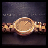 Marc Jacobs Marci Gold Dial Gold Steel Strap Watch for Women - MBM3098 Authentic Buy Shop Now