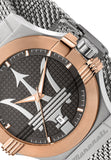 Maserati Potenza Quartz Grey Dial Silver Mesh Bracelet Watch For Men - R8853108007 Authentic Buy Shop Now