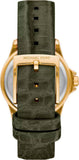 Michael Kors Mini Everest Crystals White Dial Green Leather Strap Watch for Women - MK4720 Authentic Buy Shop Now