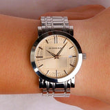 Burberry Heritage Collection Rose Gold Dial Silver Steel Strap Watch for Men - BU1352 Authentic Buy Shop Now