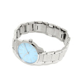 Calvin Klein City Mother of Pearl Blue Dial Silver Steel Strap Watch for Women - K2G2314X Authentic Buy Shop Now