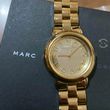 Marc Jacobs Marci Gold Dial Gold Steel Strap Watch for Women - MBM3098 Authentic Buy Shop Now