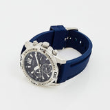 Guess Commander Blue Dial Blue Rubber Strap Watch for Men - GW0211G1 Authentic Buy Shop Now