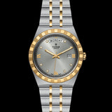 Tudor Royal Diamonds Automatic Grey Dial Two Tone Steel Strap Watch for Men - M28603-0002 Authentic Buy Shop Now