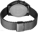 Tommy Hilfiger Deacon Multifunction Black Dial Black Mesh Bracelet Watch for Men - 1791546 Authentic Buy Shop Now