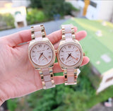 Michael Kors Bryn Rose Gold Dial Two Tone Steel Strap Watch for Women - MK6135 Authentic Buy Shop Now