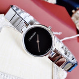 Calvin Klein Authentic Black Dial Silver Steel Strap Watch for Women - K8G23141 Authentic Buy Shop Now