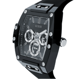 Guess Phoenix Multifunction Black Dial Black Rubber Strap Watch for Men - GW0203G3 Authentic Buy Shop Now