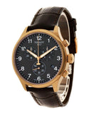 Tissot Chrono XL Black Dial Brown Leather Strap Watch For Men - T116.617.36.057.01 Authentic Buy Shop Now
